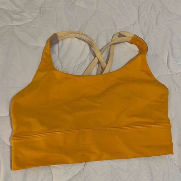 Lululemon sports bra align size 6 yellow - Picture 1 of 2